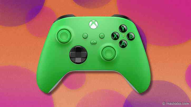 Snag a velocity green Xbox wireless controller nearly half off just for your Player 2