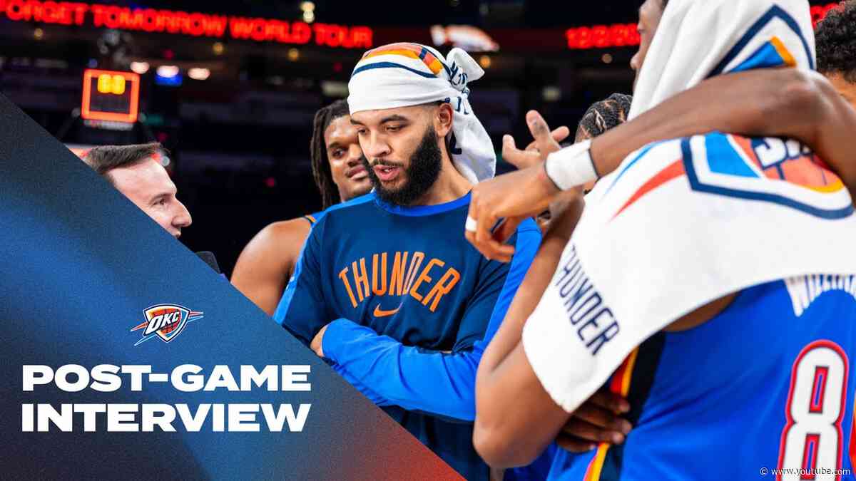 ❝Playing for each other❞ | Thunder vs Pelicans Post-Game Interview | November 13, 2024