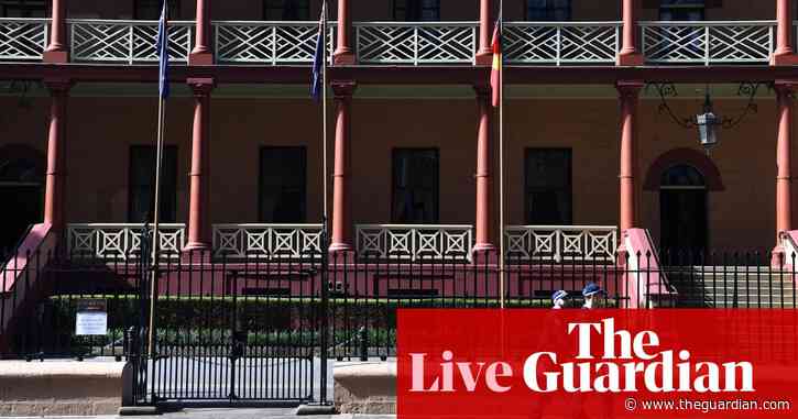 Police make arrest and seize water pistol after incident outside NSW parliament – as it happened