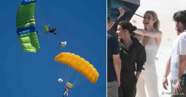 I’m A Celebrity reveals terrifying skydive for ‘epic’ launch as GK Barry lands on beach