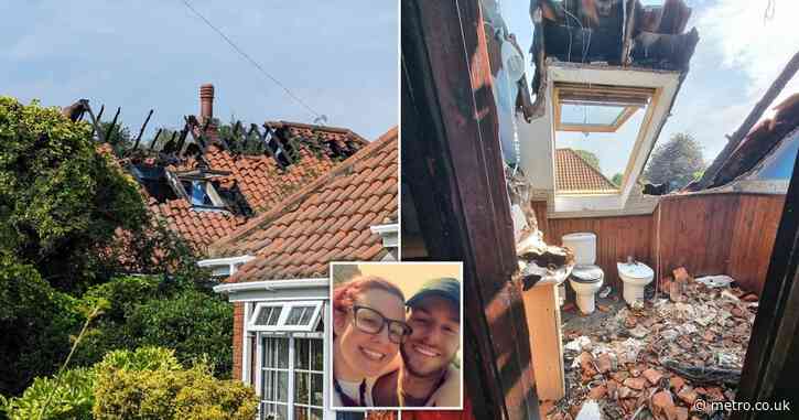 Couple’s house burns down two hours after moving in because of a hidden danger