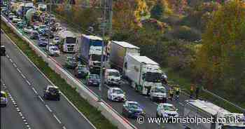 Live: Lanes blocked after multi-vehicle crash on M4 at Bristol