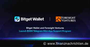 Bitget Limited: Bitget Wallet und Foresight Ventures starten mit 20 Mio. USD dotiertes Telegram Mini-App-Support-Programm