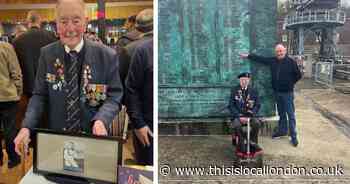 'It choked me up': Dagenham war hero surprised with parade on 100th birthday