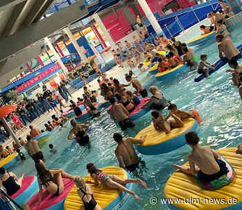 Wasserspiele, gute Musik und Planschen: große Poolparty im Donaubad