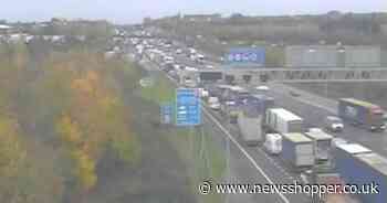 LIVE updates as M25 crash near Dartford Crossing closes five lanes