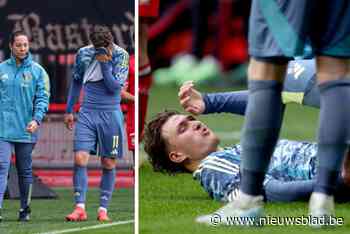 Aderlating voor Ajax: ontbolsterde Mika Godts meerdere weken aan de kant met blessure