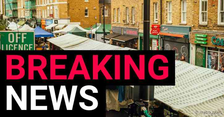 Man has ‘bleach thrown over him’ near busy market in east London