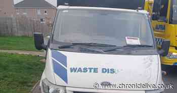 Sunderland officers seize two vehicles suspected of fly-tipping as part of crackdown