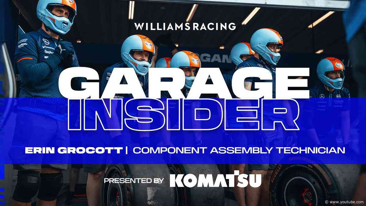 GARAGE INSIDER | Behind The Scenes | Erin Grocott | Presented by Komatsu