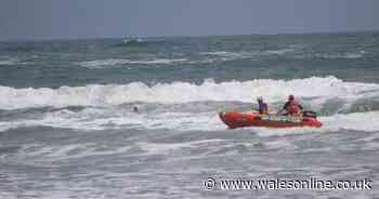 Welsh lifeguards in dramatic rescue on beach thousands of miles away