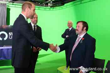 William charmed by Northern Ireland’s own prince of the silver screen