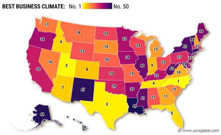 California gets mediocre grades for its business climate