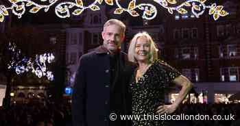 Hobbit star Martin Freeman turns on Marylebone's festive lights