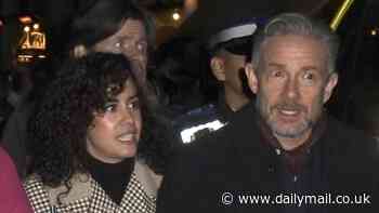 Martin Freeman, 53, looks loved-up with his French actress girlfriend Rachel Benaissa, 30, as they attend Marylebone's Christmas lights switch on