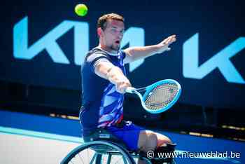 Joachim Gérard naar halve finales dubbelspel op Masters rolstoeltennis