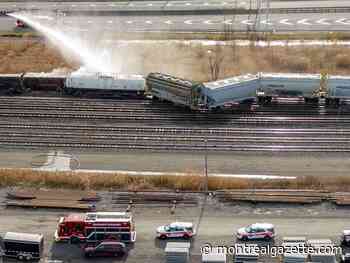 Updated: Hydrogen peroxide spilled in Longueuil train derailment