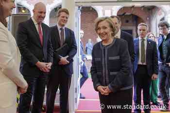 Hillary Clinton praises Belfast as a city ‘quickly reinventing itself’