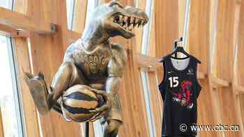 Raptors unveil Vince Carter-themed alternate jersey with dunking dinosaur logo