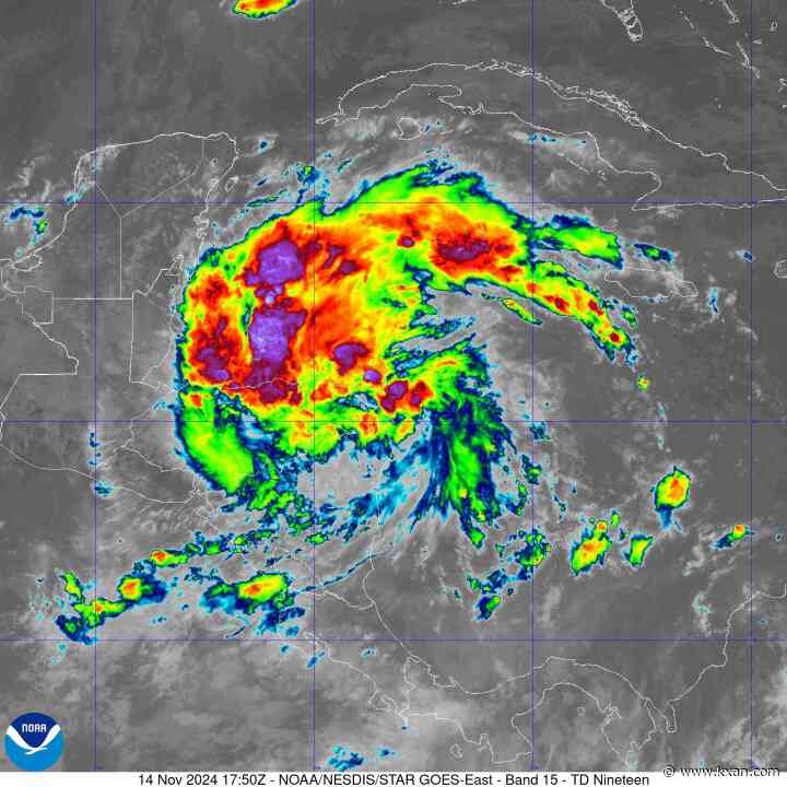 Tropical tracker: Tropical Storm Sara forms off coast of Honduras