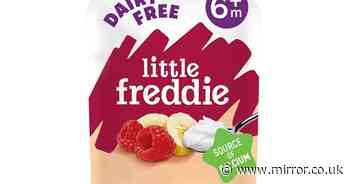 Some Little Freddie weaning pouches contain 10g of sugar- despite claiming to be healthy