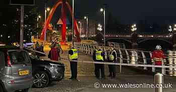 Live updates as police seal off area near river in Newport city centre