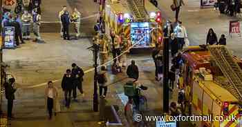 LIVE: Firefighters tape off city centre street as two fire engines arrive