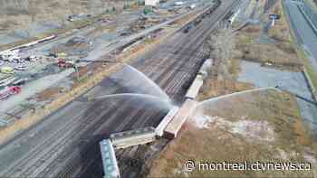 Train derailment and spill in Longueuil leads to confinement and travel disruptions