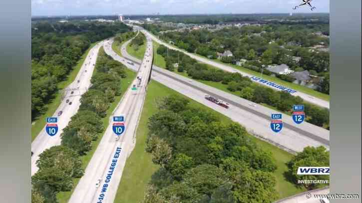 I-12 west scheduled for right lane closures from I-10/I-12 Merge to College Drive on Friday