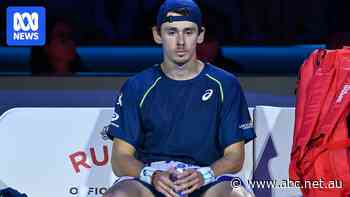 De Minaur again troubled by injured hip as maiden ATP Finals campaign ends in defeat