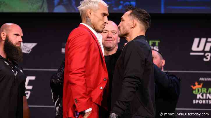 UFC 309 full press conference faceoffs video: Charles Oliveira vs. Michael Chandler 2, more