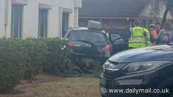 Two women rushed to hospital after Mazda ploughs into daycare centre in Sydney's southwest