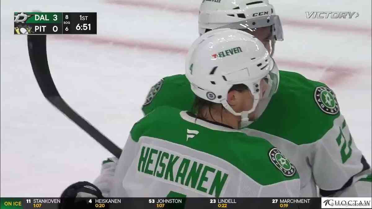 Stars beat Penguins 7-1 in Pittsburgh