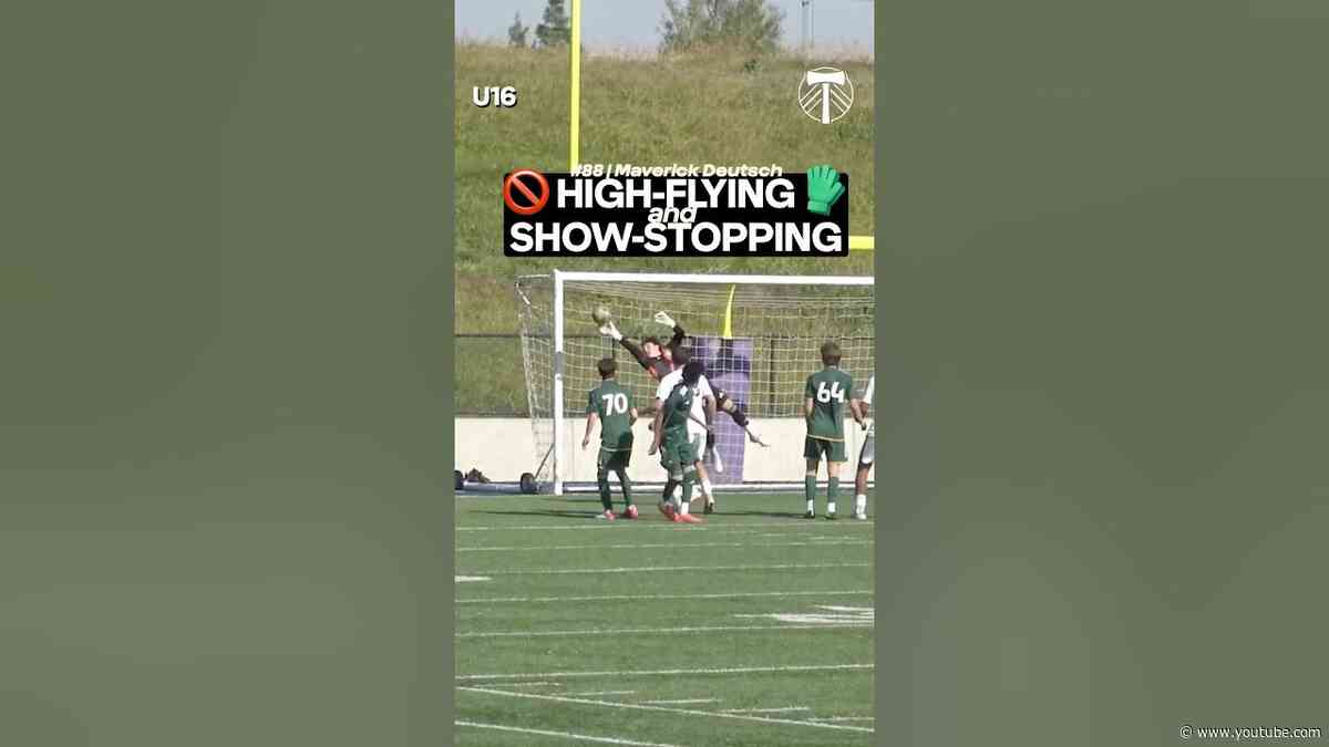 Just crazy save after crazy save from Maverick 😱🔥 #RCTID #YoungTimbers #Academy