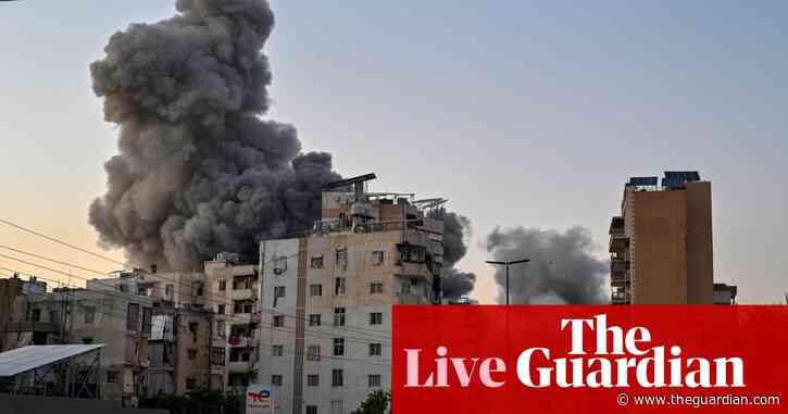 Middle East crisis: Israeli strike kills six in southern Lebanon, health ministry says – as it happened