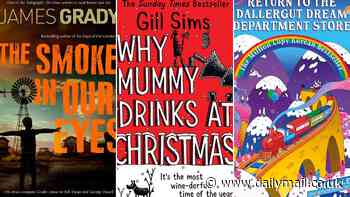 Paperback fiction to get stuck into now the cold is setting in: The Smoke in Our Eyes by James Grady, Why Mummy Drinks At Christmas by Gill Sims, Return to the Dallergut Dream Department Store by Miye Lee