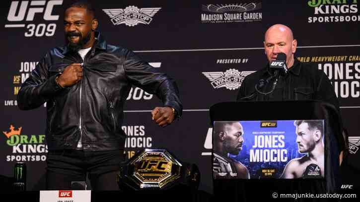 Photos: UFC 309 pre-fight press conference from New York