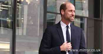 Prince William booed and jeered as he leaves Ulster University in Belfast