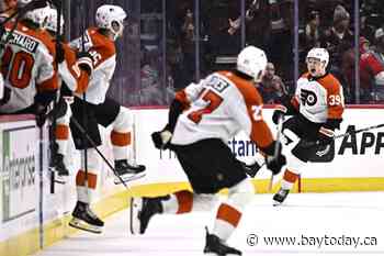 Michkov scores OT winner to lift Flyers past Senators 5-4