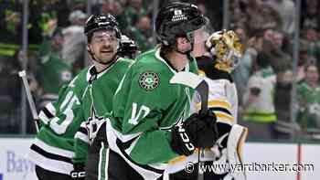 Three-goal flurry propels Stars to rout of Bruins