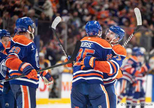 Nurse scores OT winner for Oilers as McDavid reaches 1,000-point mark for career