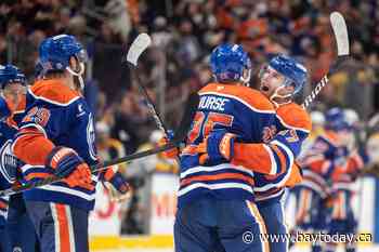 Nurse scores OT winner for Oilers as McDavid reaches 1,000-point mark for career