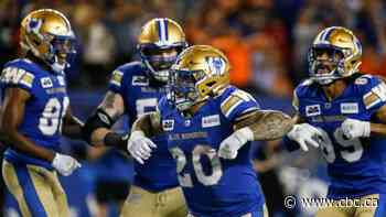 Bombers running back Brady Oliveira becomes 4th player to win CFL's top player, top Canadian awards