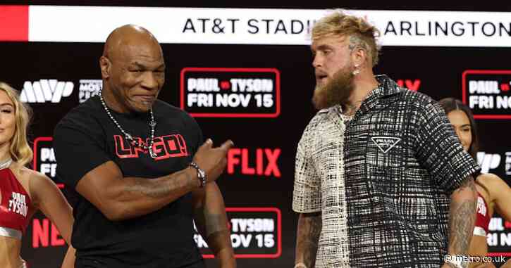 Mike Tyson vs Jake Paul: UK start time and how to watch fight on TV and live stream