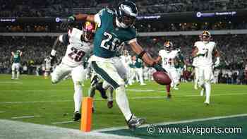 Barkley's late TD double leads Eagles past Commanders