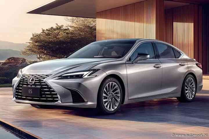 Lexus ES vanbinnen en vanbuiten vernieuwd