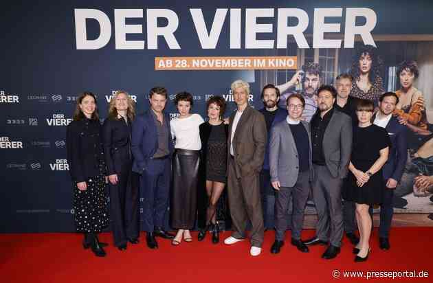 Vier gewinnt! DER VIERER feiert große Publikumspremiere in Berlin - ab 28. November im Kino!