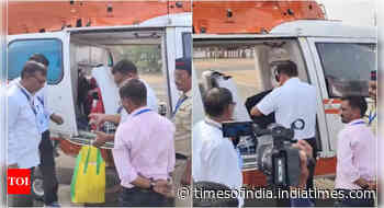 Maharashtra assembly polls: Election Commission inspects Amit Shah's helicopter amid Uddhav Thackeray bag-checking row