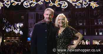 Award-winning actor switches on sparkling Christmas lights in Marylebone