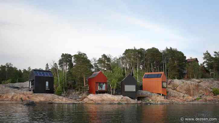 Littow Architectes creates collection of off-grid cabins on Helsinki archipelago